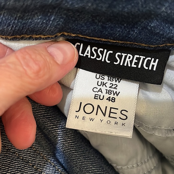 Jones New York Lexington ankle stretch jeans 18W (104) - Picture 5 of 6